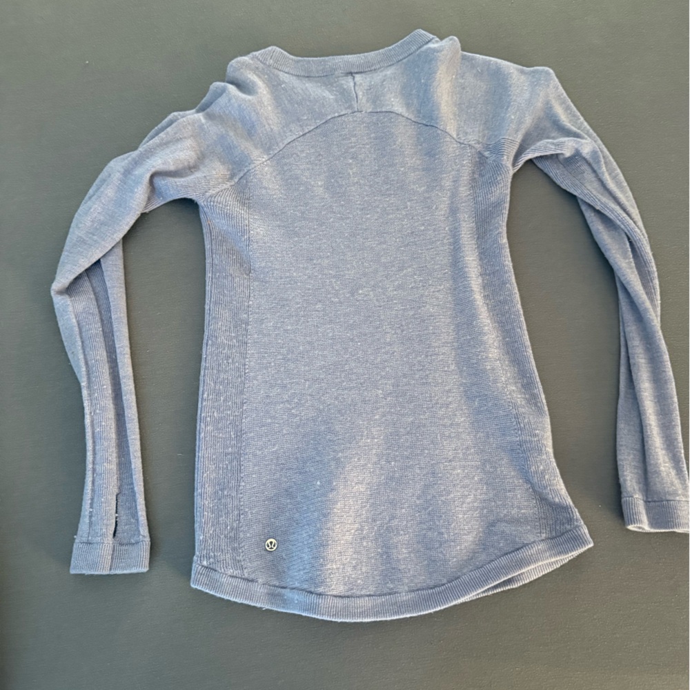 Lululemon lavender Long Sleeve Sweater - Picture 2 of 3